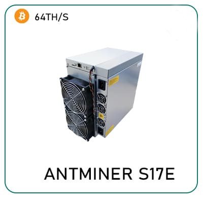Bitmain Antminer S17E 64Th/s SHA-256 Mijnwerker