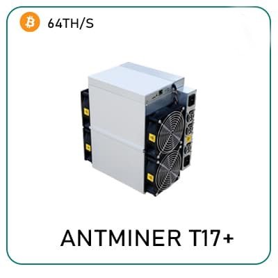 Bitmain Antminer T17+ 64th/s a la venta